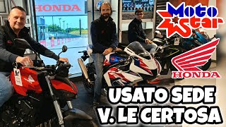 USATO MOTO E SCOOTER MOTOSTAR HONDA V.LE CERTOSA MILANO. CON SIMONE, MASSIMO E F