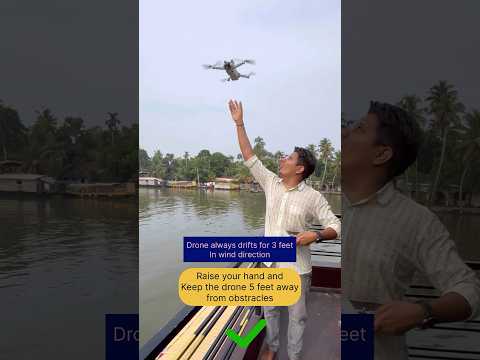 Drone take off failure😭DJI mini 4 sink in water #djimini4pro #dji #drone