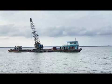 Phương tiện thi công nạo vét luồng Bồ Đề 2022