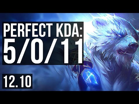VOLIBEAR vs POPPY (JNG) | 5/0/11, 2.3M mastery, 1800+ games | EUW Diamond | 12.10