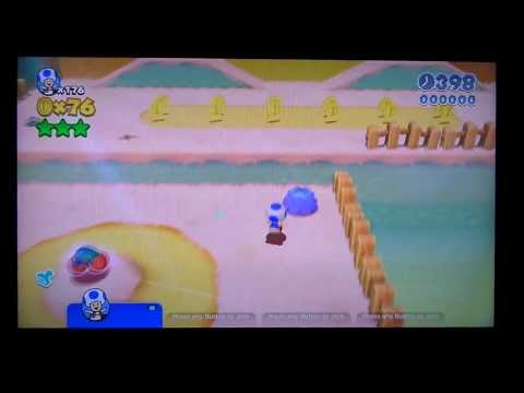 [Super Mario 3D World] World 2-5 Double Cherry Pass Speedrun in 45 seconds