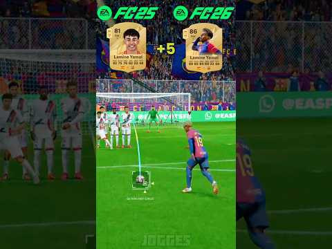 NEW FC 26 Ratings will be CRAZY 😱🔥 Freekick Challenge #eafc25 #fc25 #shorts