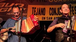 Flaco Jimenez and Santiago Jimenez performing together for the