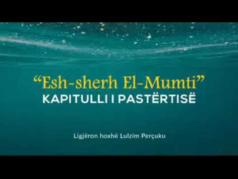 8) Esh-Sherh El-Mumti - Kapitulli i pastërtisë (Tema në lidhje me enët)