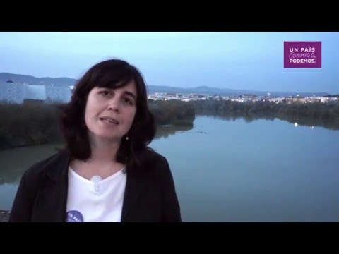Marta Dominguez  Candidata al Congreso de Podemos por Córdoba 20D 2015