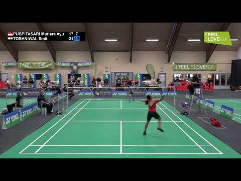 Match Point - Mutiara Ayu Puspitasari vs Smit Toshniwal - WS, SF - Slovenia Open 2022
