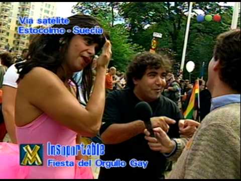 El Insoportable en el Desfile del Orgullo Gay de Estocolmo - Videomatch 98