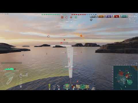 WoWs Z-52 - 33k Free Exp In 10 Minute Game