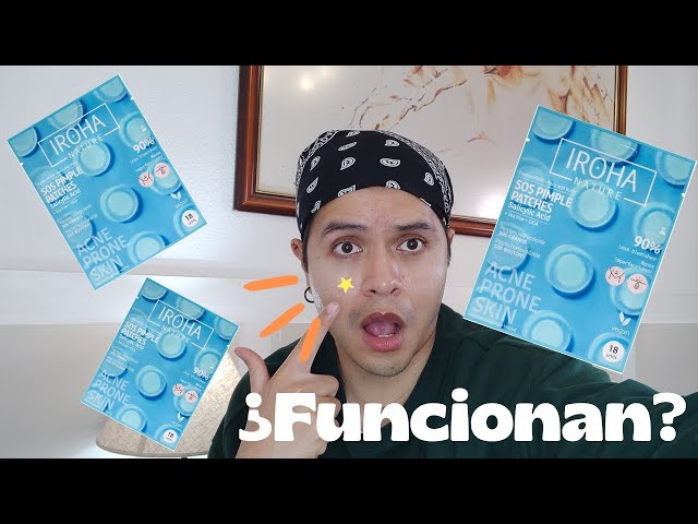 Vídeo relacionado con Iroha Nature - Parches para Granos con Ácido Salicílico, Árbol de Té y Centella Asiática, reduce los granos en 8h. Parches para acné (18 unidades).