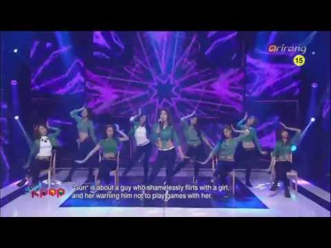 [HD] 131029 Nine Muses - Gun @ Arirang Simply K-Pop