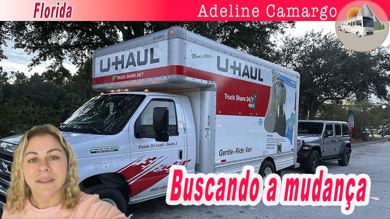 Voltamos para Flórida buscar a mudança muitas horas de estrada e revendo amigos