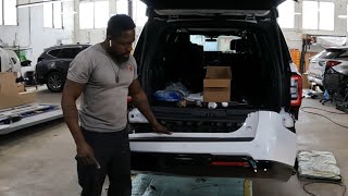 DIY 2024 ford expedition how to take the back bumper off
