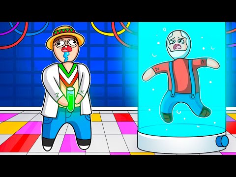 Hice EXPERIMENTOS con mis AMIGOS de PLASTILINA 🤓🧪 SILVIOGAMER en HUMAN FALL FLAT 💛