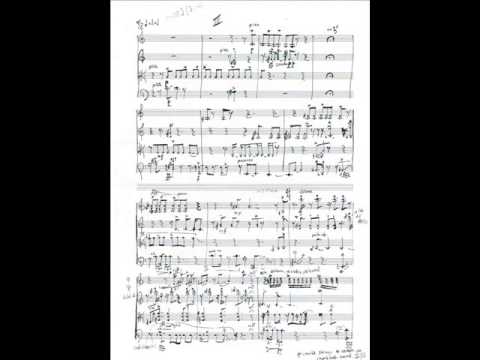 Jonatan Sersam - "Aporia" with score manuscript