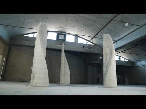 Vertico  3D Concrete Printing facility powered by IRS Robotics® refurbished robot hardware
