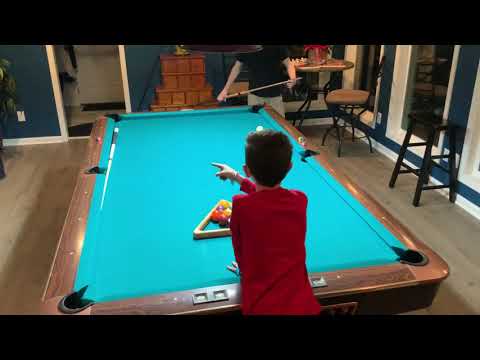 Hayden vs Beck. Louisville, Kentucky junior pool players