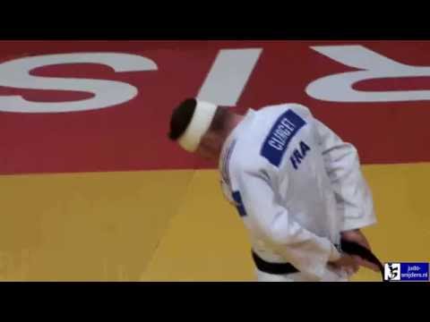Judo 2015 Grand Slam Paris: Clerget (FRA) - Lkhagvasuren (MGL) [-90kg] bronze