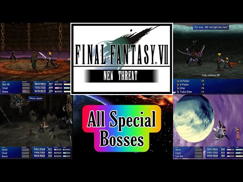 Final Fantasy VII New Threat 2.0 (HQ) Special Bosses (Ozma, Shinryu, Omega, Gilgamesh, XATM + More!)