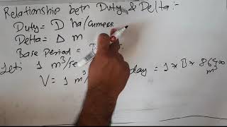 Relationship between Duty and Delta