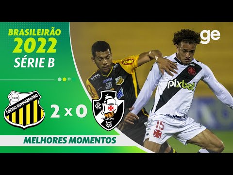 Gols e lances de Novorizontino x Vasco da Gama