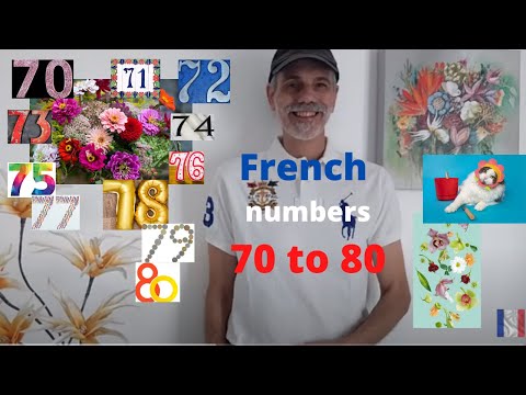 les chiffres de 70 à 80 : numbers from 70 to 80  (learn French)