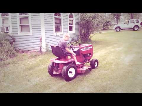 Vintage Snapper LT12 Lawn Tractor Craigslist find