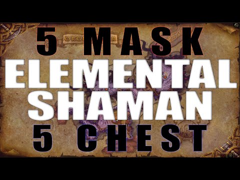 Orgrimmar Horrific Vision - 5 Chests + 5 Masks - Elemental Shaman (Solo) - Audio Fixed