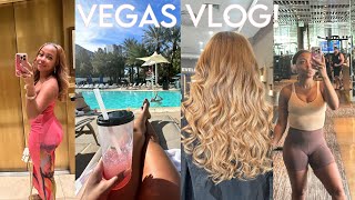 VLOG|Las Vegas for work!How I got into Human Resources, Lower body gym/pilates routine!+new Ktips!