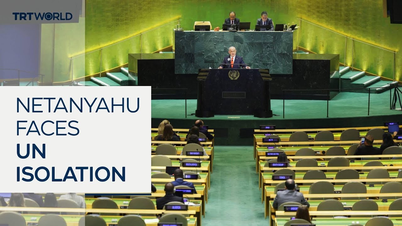 Delegates walk out as Israeli PM begins UN speech