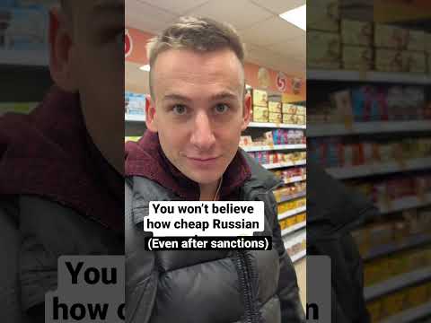 Você não vai acreditar como os mantimentos russos são baratos