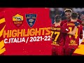 Roma 3-1 Lecce | Coppa Italia Highlights 2021-22