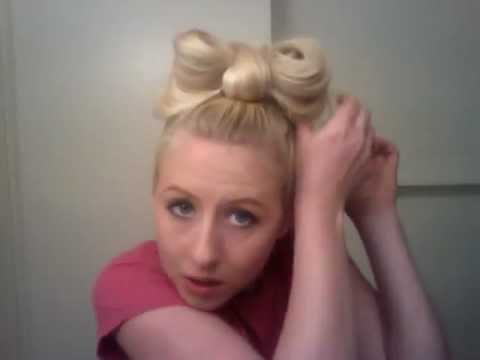 The Perfect Messy Bun The Bow Bun By Nahla Mostafa Musely