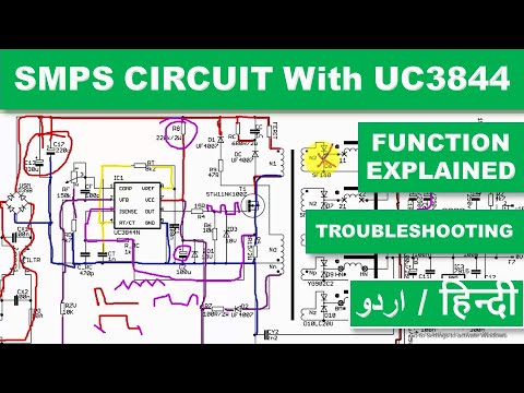#138 UC3844 Current Mode SMPS Circuit - Circuit Explained with Troubleshooting
