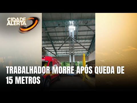 Trabalhador morre após queda de 15 metros em Coronel Freitas