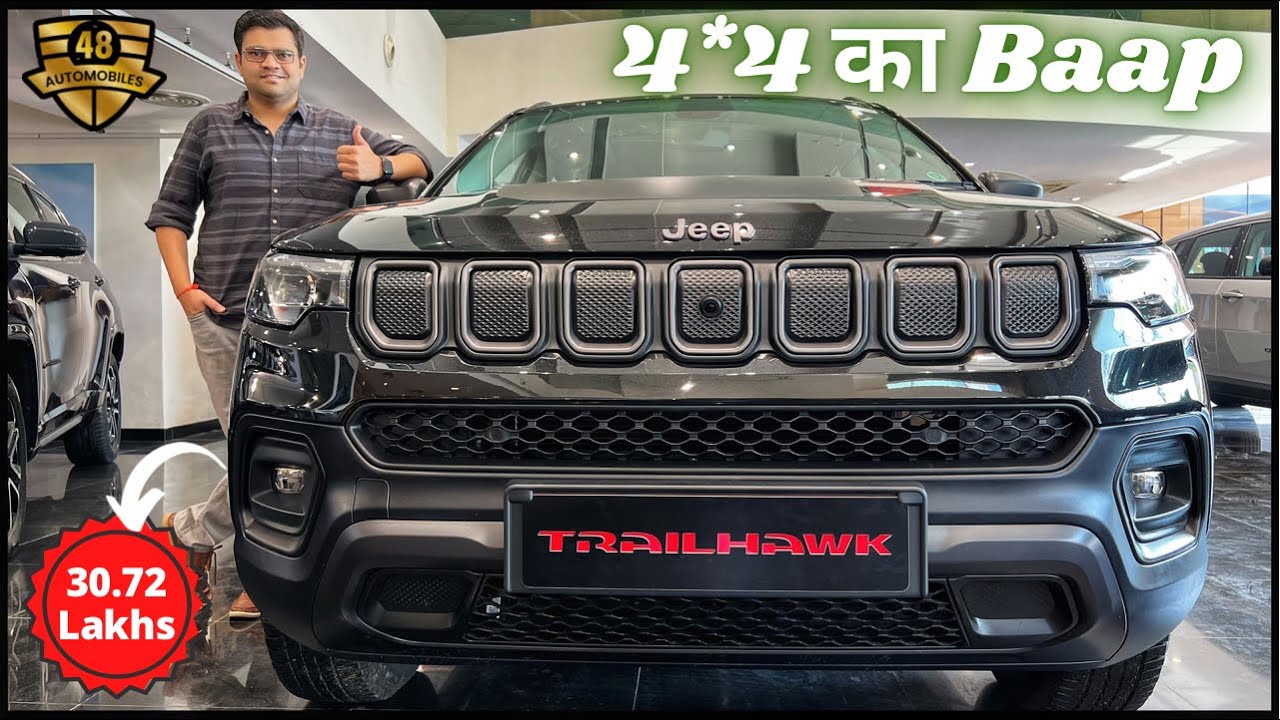 New 2022 Jeep Compass Trailhawk 4*4 In Black color||Ex-Showroom 30.72 Lakhs||Most Detailed Review||