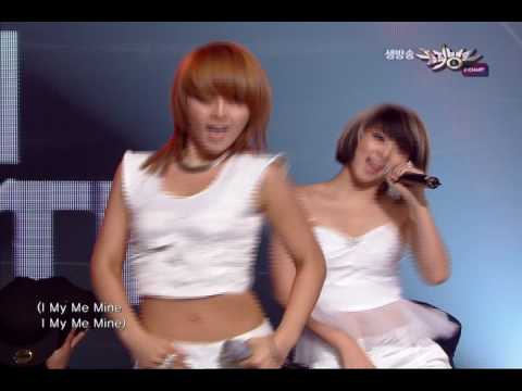 [K-Chart] #19 [NEW]I My Me Mine - 4minute (2010.7.16 / Music Bank)