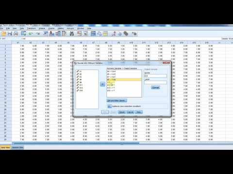 Principal components analysis in SPSS illustration 2