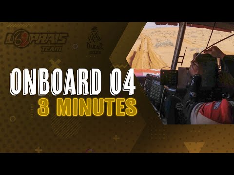 3 minutes LOPRAIS onboard | DAKAR 2023 - STAGE 4
