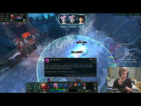 Nemesis stylling on Chovy in 1v1 with gragas