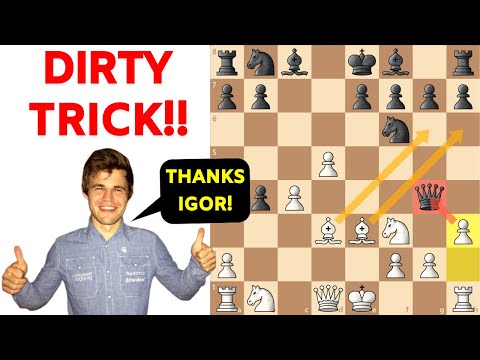 Carlsen Crushes GM in 11 Moves Using the Smirnov (Portsmouth) Gambit!