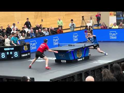 Fan Zhendong play against Iulian Chirita Match at 2025-12-14 in Germany