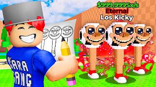 Whatever I Draw Comes to LIFE in Kick a Lucky Block! MQDEFAULT Thumbnail