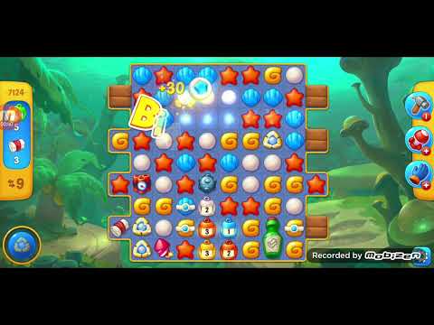 fishdom gameplay / level 7124 / It is like the ads? / thank you 피쉬돔 / 모바일 게임 / 중독성 있는 게임 / 구독 좋아요