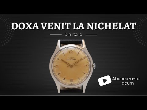 Carcasa ceas Doxa la nichelat a venit din Italia zona Veneto
