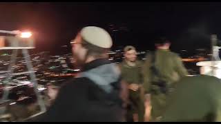 הדלקת נרות של פלוגת המסייעת גדוד 967 בתל ארס - שכם.