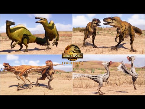 All Dinosaurs Social Interaction Animations in Jurassic World Evolution 2