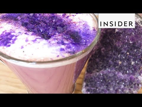 Geode Lattes Are Magical and Delicious