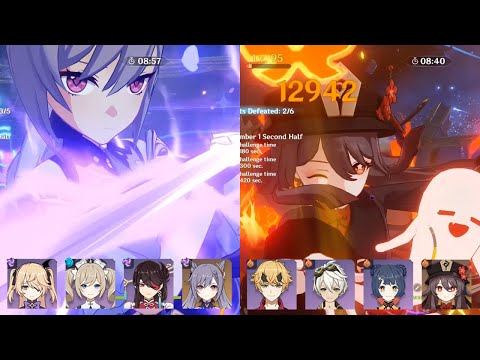 [Genshin 2.3 Abyss] Mono Electro + Mono Pyro Floor 12, 9 star