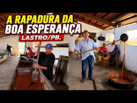 A MOAGEM MAIS ALEGRE DO SERTÃO PARAIBANO, RAPADURA DA BOA ESPERANÇA, LASTRO.