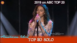 Evelyn Cormier “Leaving On a Jet Plane” UNIQUE VOICE | American Idol 2019 TOP 20 Solo